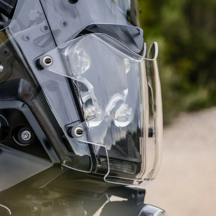 For Yamaha Tenere 700 Headlight Acrylic Protective Cover(Transparent) - Ornamental Parts by PMC Jewellery | Online Shopping South Africa | PMC Jewellery | Buy Now Pay Later Mobicred