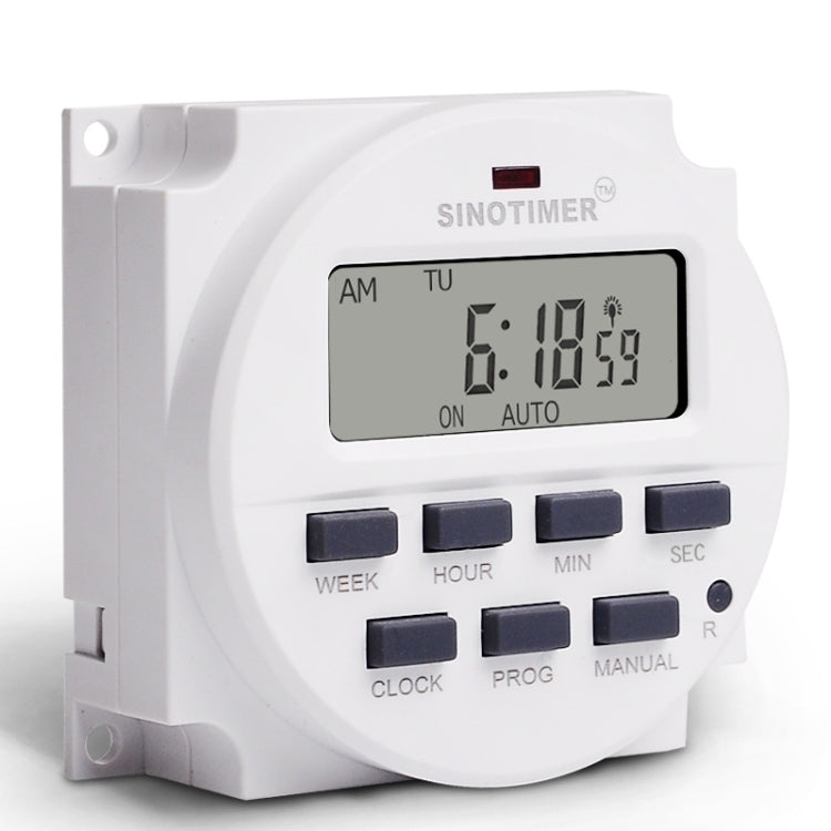 SINOTIMER TM618SH  1 Second Interval Digital LCD Timer Switch Programmable Time Relay 12V - Switch by SINOTIMER | Online Shopping South Africa | PMC Jewellery | Buy Now Pay Later Mobicred