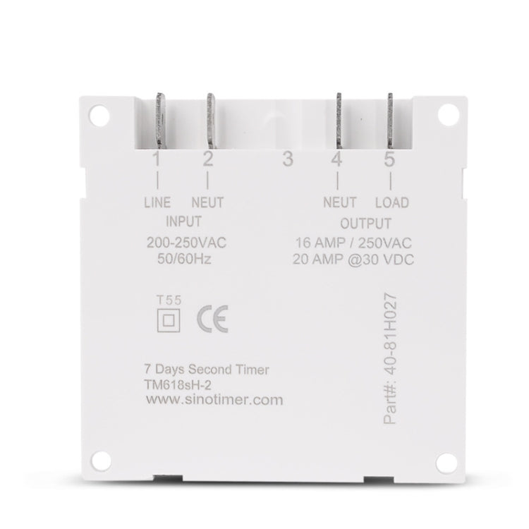 SINOTIMER TM618SH  1 Second Interval Digital LCD Timer Switch Programmable Time Relay 5V - Switch by SINOTIMER | Online Shopping South Africa | PMC TechLife | Buy Now Pay Later Mobicred