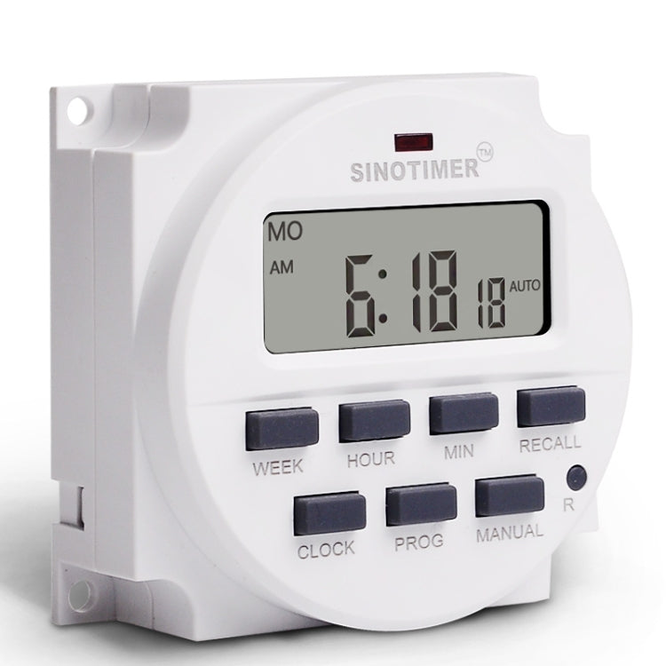 SINOTIMER TM618N-4 12V 7 Days Weekly Programmable Digital Electronic Timer Switch - Switch by SINOTIMER | Online Shopping South Africa | PMC TechLife | Buy Now Pay Later Mobicred
