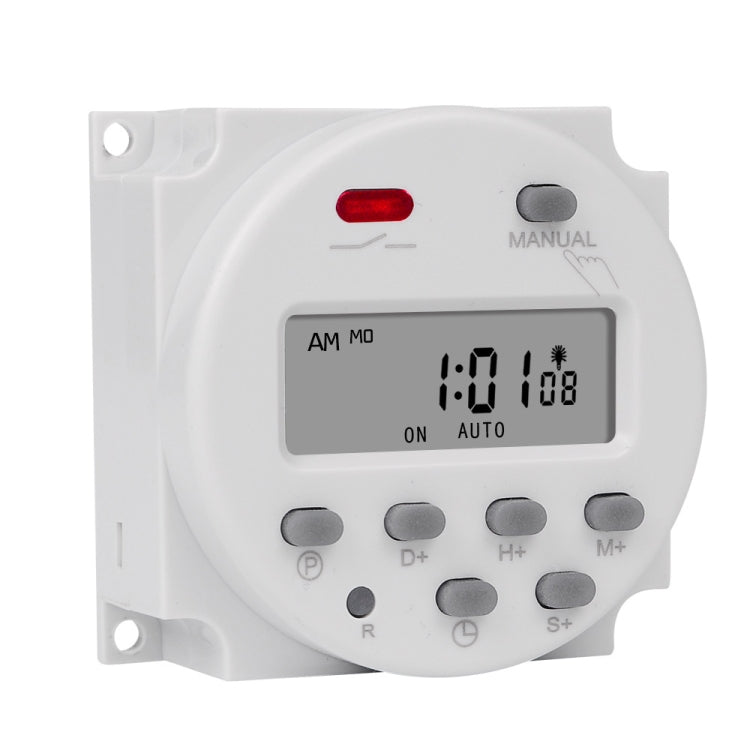 SINOTIMER CN101S-2 220V 1 Second Interval Digital LCD Timer Switch 7 Days Weekly Programmable Time Relay - Switch by SINOTIMER | Online Shopping South Africa | PMC TechLife | Buy Now Pay Later Mobicred