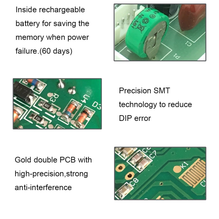 SINOTIMER CN101S-2 220V 1 Second Interval Digital LCD Timer Switch 7 Days Weekly Programmable Time Relay - Switch by SINOTIMER | Online Shopping South Africa | PMC TechLife | Buy Now Pay Later Mobicred