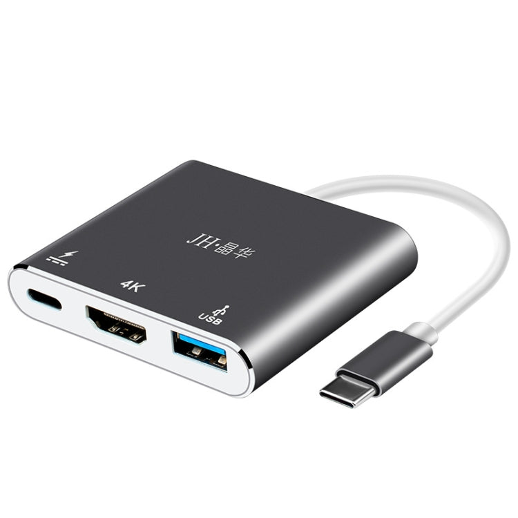 JINGHUA Z330 3 In 1 Type-C Docking Station HDMI 4K Adapter USB3.0 Interface Converter - free shipping - PMC Jewellery - Order now!