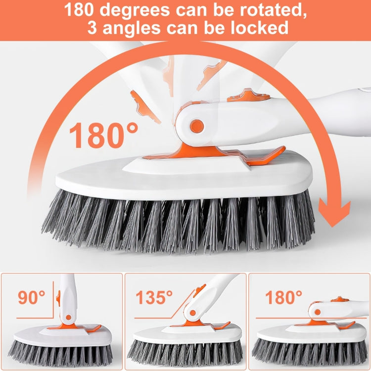 Shower Cleaning Brush With 52 Inch Adjustable Handle Tub Tile Scrubber Brush, Spec: Set 4 - free shipping - PMc TechLife - Order now!