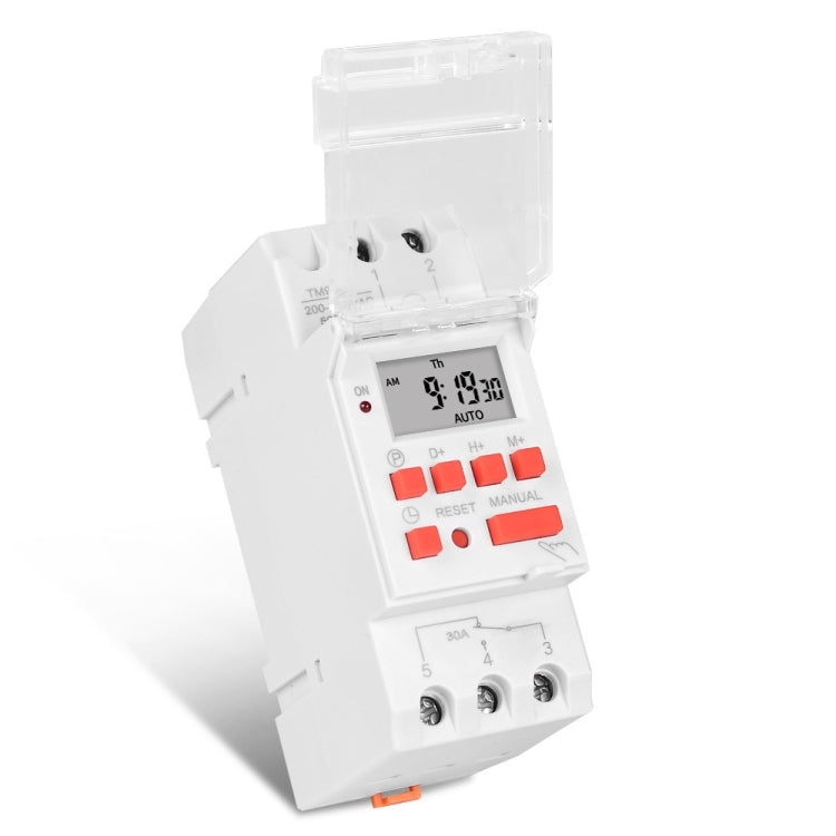 SINOTIMER TM919B-2 220V 30A Programmable Digital Timer Switch Automatic Cycle Timing Controller - Switch by SINOTIMER | Online Shopping South Africa | PMC TechLife | Buy Now Pay Later Mobicred