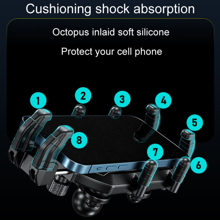 Kewig Motorcycle Octopus Holder Anti-Theft Motorcycle Cell Phone Mounts, Model: M26-C1 - free shipping - PMC TechLife - Order now!