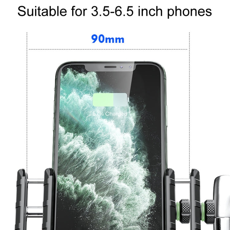 Kewig M8S Bicycle Aluminum Navigation Mount Outdoor Cycling Cell Phone Holder(Black) - free shipping - PMC TechLife - Order now!