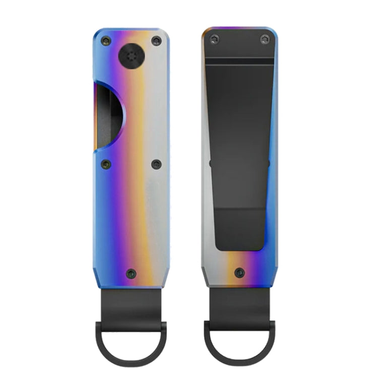 Compact Key Organizer Metal Key Chain Can Hold 2-6 Keys Black - Key Rings by PMC TechLife | Online Shopping South Africa | PMC TechLife | Buy Now Pay Later Mobicred
