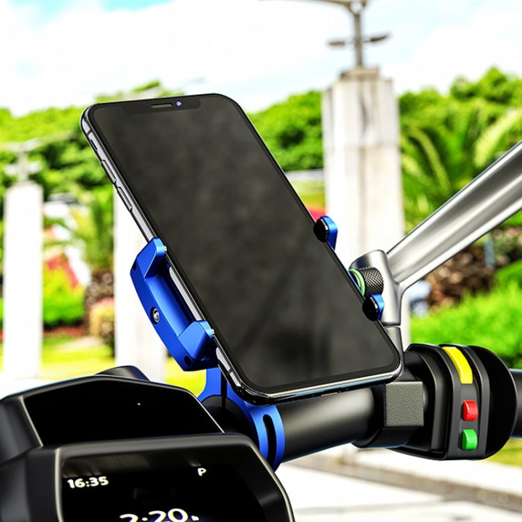 Kewig M7 Bicycle 4 Claws Aluminum Navigational Bracket Outdoor Cycling Cell Phone Holder(Black) - Holder by Kewig | Online Shopping South Africa | PMC TechLife | Buy Now Pay Later Mobicred