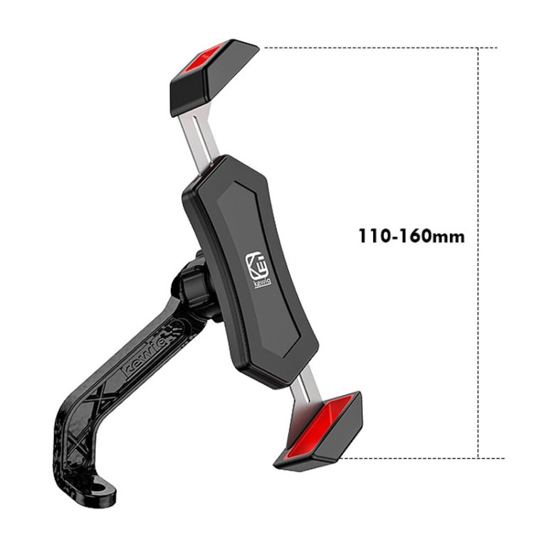 Kewig Bicycle 2 Claws Navigation Bracket Outdoor Cycling Cell Phone Holder With Safety Lock, Model: M12-A - Holder by Kewig | Online Shopping South Africa | PMC Jewellery | Buy Now Pay Later Mobicred