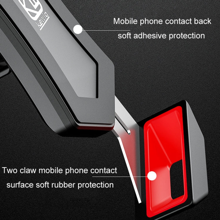 Kewig Bicycle 2 Claws Navigation Bracket Outdoor Cycling Cell Phone Holder With Safety Lock, Model: M12-A - free shipping - PMC TechLife - Order now!