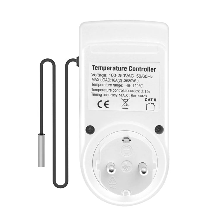 Intelligent Digital Thermostat Countdown Temperature Control Switch Socket Timing Temperature Controller(UK) - Smart Socket by PMC Jewellery | Online Shopping South Africa | PMC Jewellery | Buy Now Pay Later Mobicred