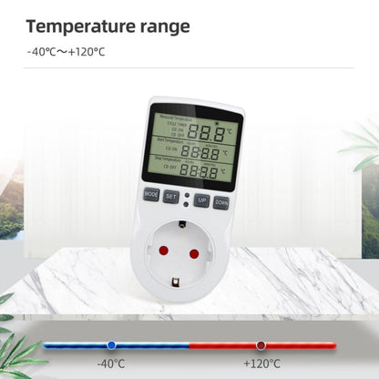 Intelligent Digital Thermostat Countdown Temperature Control Switch Socket Timing Temperature Controller(EU) - Smart Socket by PMC Jewellery | Online Shopping South Africa | PMC Jewellery | Buy Now Pay Later Mobicred