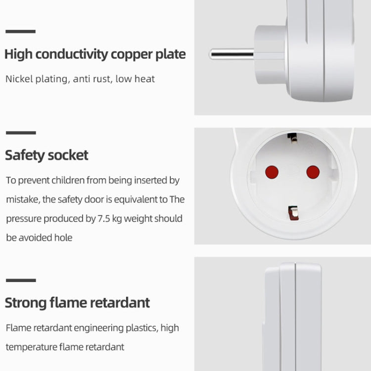 Intelligent Digital Thermostat Countdown Temperature Control Switch Socket Timing Temperature Controller(EU) - Smart Socket by PMC Jewellery | Online Shopping South Africa | PMC Jewellery | Buy Now Pay Later Mobicred