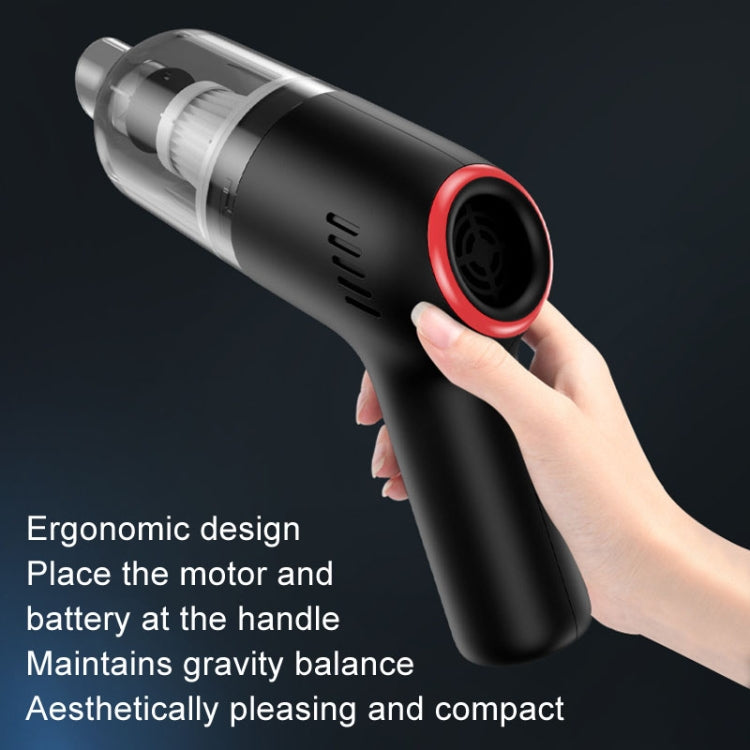 Wireless Charging Car Vacuum Cleaner Mini Handheld High Power Wet and Dry Vacuum Cleaner, Color: Blue - Vacuum Cleaner by PMC TechLife | Online Shopping South Africa | PMC TechLife | Buy Now Pay Later Mobicred