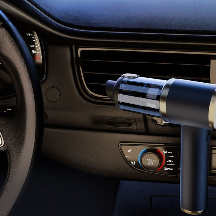 Car Vacuum Cleaner Vacuum Blower Dual Purpose Wireless Mini Vacuum Cleaner(Black Gold) - Vacuum Cleaner by PMC TechLife | Online Shopping South Africa | PMC TechLife | Buy Now Pay Later Mobicred