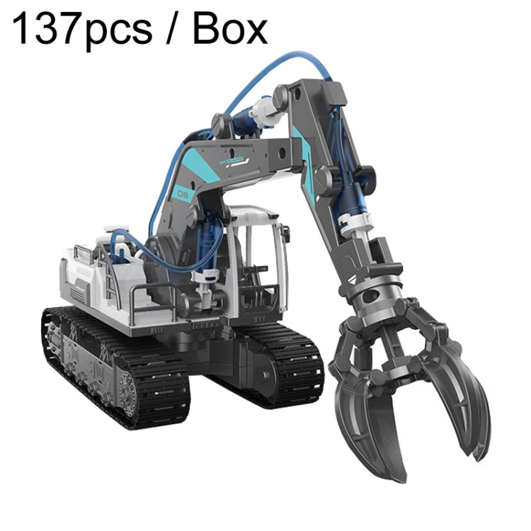 Children Science Education Building Block Toys Hydraulic Mechanical Engineering Vehicle, Model: Grapple - Building Blocks by PMC Jewellery | Online Shopping South Africa | PMC Jewellery | Buy Now Pay Later Mobicred