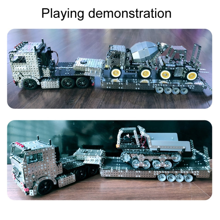 2011pcs / Box ZBToys Building Blocks Mechanical Toys Hand-Assembled Remote Control Trailer Metal Model - RC Cars by ZBToys | Online Shopping South Africa | PMC Jewellery | Buy Now Pay Later Mobicred