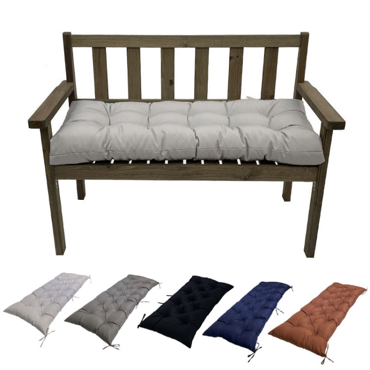 100x50x8cm Outdoor Bench Waterproof Sunscreen Thickened Soft Cushion(Dark Gray) - Cushions & Pillows by PMc TechLife | Online Shopping South Africa | PMc TechLife | Buy Now Pay Later Mobicred