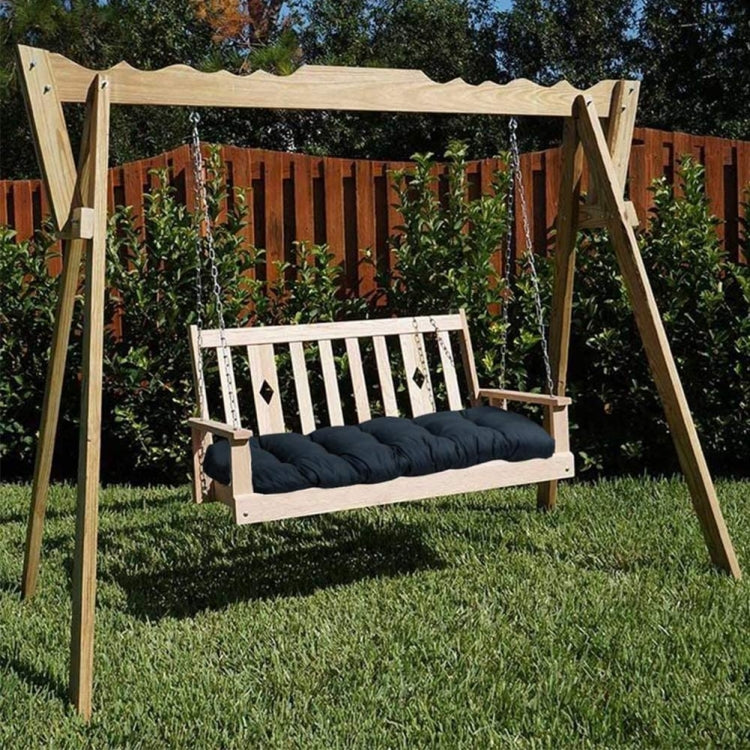 120x50x8cm Outdoor Bench Waterproof Sunscreen Thickened Soft Cushion(Light Gray) - free shipping - PMc TechLife - Order now!