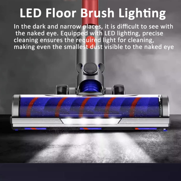 For Dyson V7 V8 V10 V11 V15 V8 Slim Vacuum Cleaner Soft Velvet Floor Brush Head with LED Lighting Independent Motor - For Dyson Accessories by PMC TechLife | Online Shopping South Africa | PMC TechLife | Buy Now Pay Later Mobicred