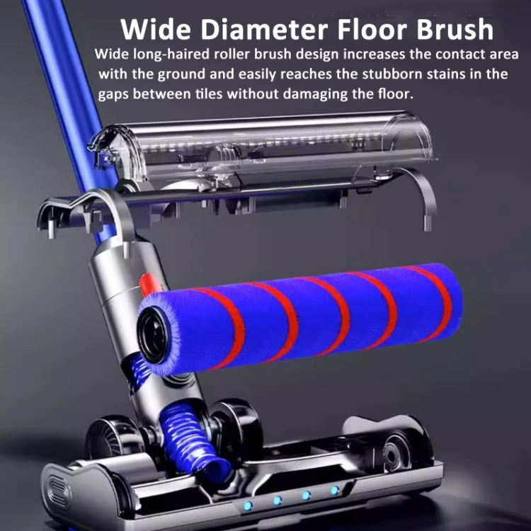 For Dyson V10 Slim V12 Slim  Vacuum Cleaner Soft Velvet Floor Brush Head with LED Lighting Independent Motor - For Dyson Accessories by PMC TechLife | Online Shopping South Africa | PMC TechLife | Buy Now Pay Later Mobicred