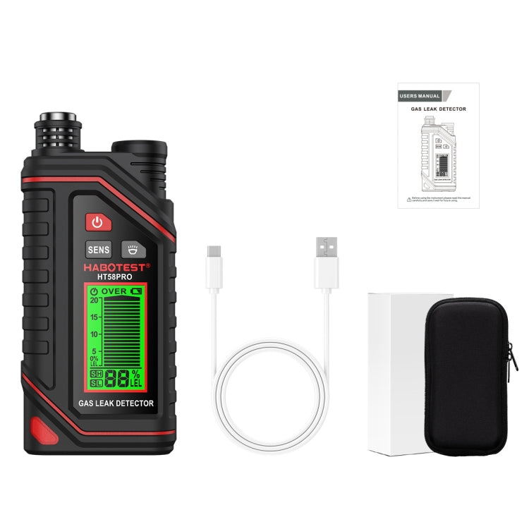 HABOTEST Portable Rechargeable Gas Detector - Gas Monitor by HABOTEST | Online Shopping South Africa | PMC Jewellery | Buy Now Pay Later Mobicred