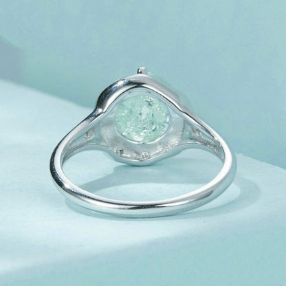 S925 Sterling Silver Platinum Plated Clear Dreamy Ice Zircon Ring(No.7) - Rings by PMC Jewellery | Online Shopping South Africa | PMC Jewellery | Buy Now Pay Later Mobicred