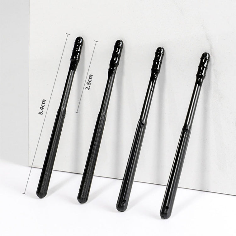 20pcs /box Spiral Sticky Ear Cleaning Cotton Swab Disposable Ear Cleaning Spoon(Black) - free shipping - PMC TechLife - Order now!