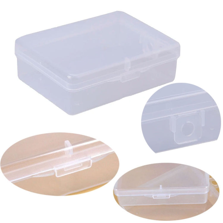 10pcs Rectangle Plastic Transparent Storage Box With Lid Dustproof Earring Ring Jewelry Storage Box, Size: 9x6.2x2.8cm - Jewelry Storages by PMC Jewellery | Online Shopping South Africa | PMC Jewellery | Buy Now Pay Later Mobicred