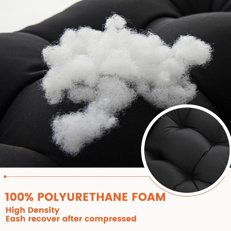 110x50cm Dome Waterproof Sun-proof Garden Folding High Back Chair Cushions, Color: Dark Gray - Cushions & Pillows by PMc TechLife | Online Shopping South Africa | PMc TechLife | Buy Now Pay Later Mobicred