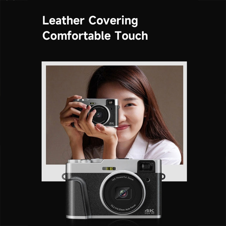 DC202L 2.8-Inch 4K HD 16X Zoom Photography Digital Camera Home SLR Camera, Color: Brown EU Plug - Children Cameras by PMC TechLife | Online Shopping South Africa | PMC TechLife | Buy Now Pay Later Mobicred