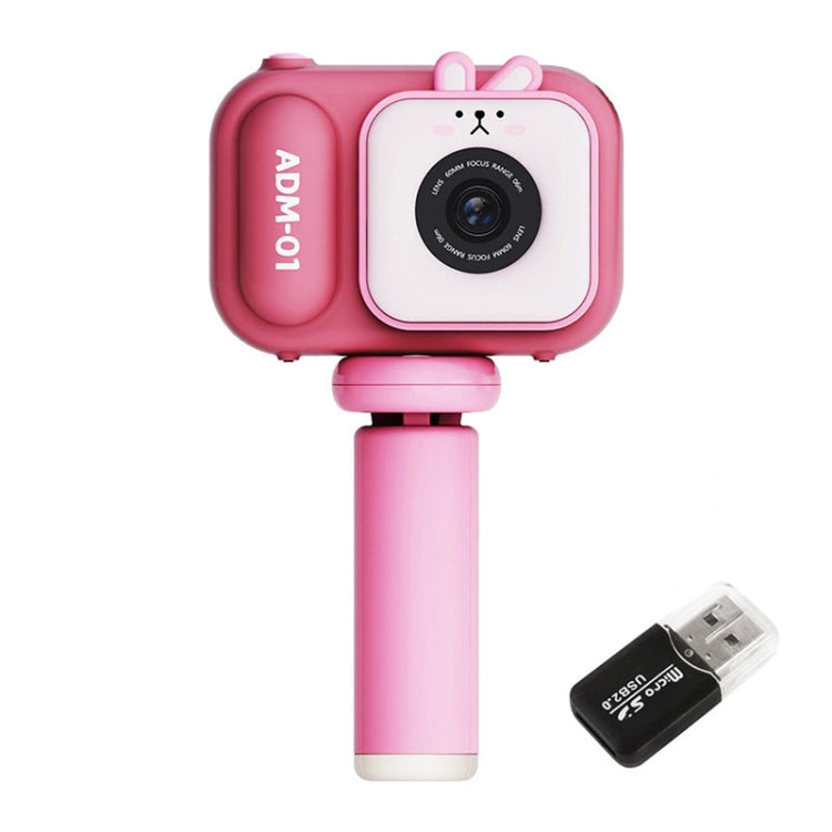 2.4 Inch IPS Screen 48MP Dual Lens Kids Digital Camera Mini Video Camera With 32G TF Card Pink Bunny - Children Cameras by PMC Jewellery | Online Shopping South Africa | PMC Jewellery | Buy Now Pay Later Mobicred