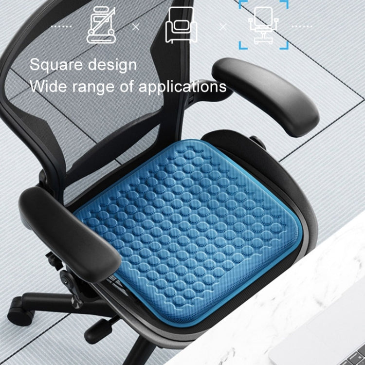 HELLOLEIBOO Car Gel Ice Cushion Four Seasons Universal Breathable Seat Cushion, Color: Cushion+Backrest Double Layer Gray - Seat Accessories by HELLOLEIBOO | Online Shopping South Africa | PMC Jewellery | Buy Now Pay Later Mobicred