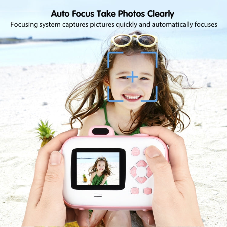 2.4-Inch Smart Digital Kids Thermal Printing Camera With Printing Paper, Color: 503AF Pink Focus - Children Cameras by PMC TechLife | Online Shopping South Africa | PMC TechLife | Buy Now Pay Later Mobicred
