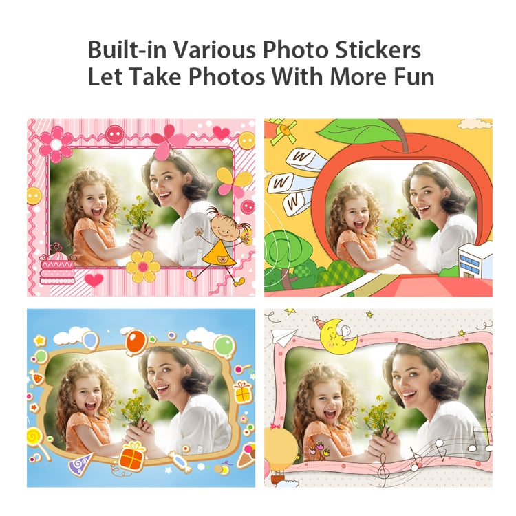 2.4-Inch Smart Digital Kids Thermal Printing Camera With Printing Paper, Color: 503AF Blue Focus - free shipping - PMC TechLife - Order now!