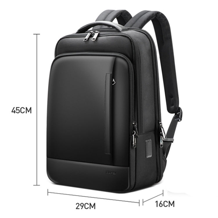 Bopai 61-51011 Large-Capacity Waterproof Business Laptop Backpack With USB+Type-C Port(Black) - free shipping - PMC Jewellery - Order now!