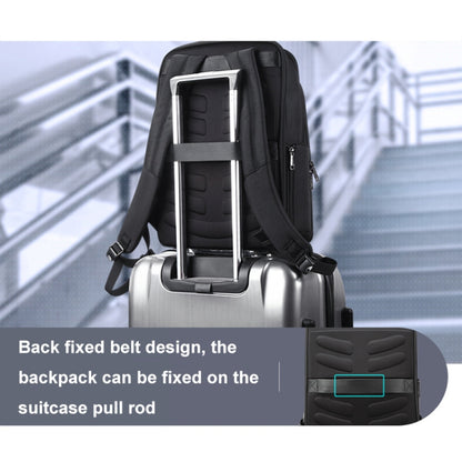 Bopai 61-51011 Large-Capacity Waterproof Business Laptop Backpack With USB+Type-C Port(Black) - Backpack by Bopai | Online Shopping South Africa | PMC Jewellery | Buy Now Pay Later Mobicred