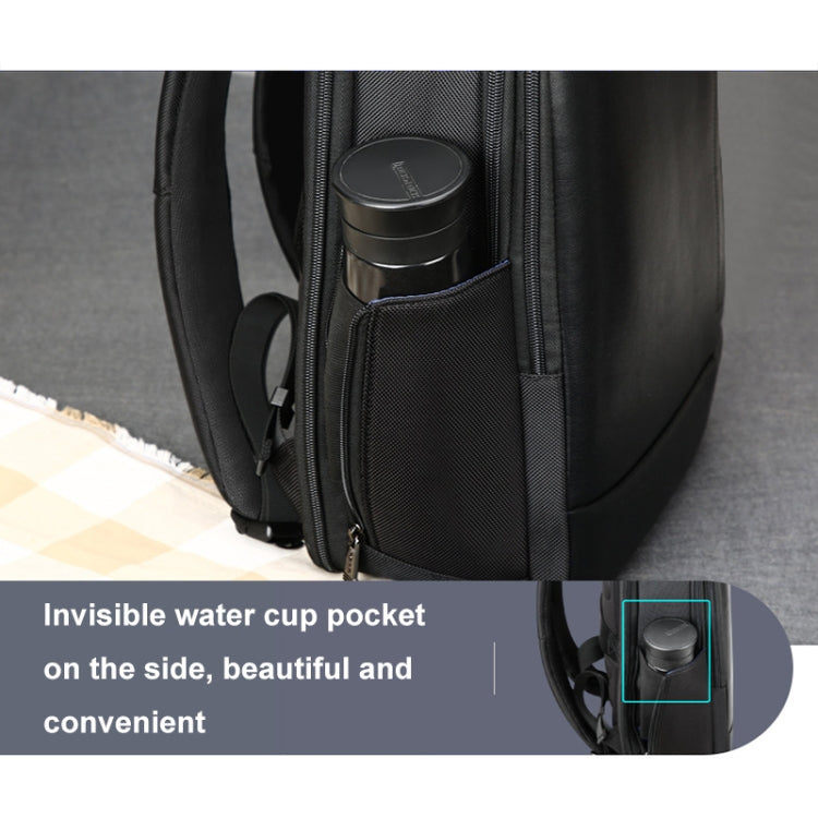 Bopai 61-51011 Large-Capacity Waterproof Business Laptop Backpack With USB+Type-C Port(Black) - free shipping - PMC Jewellery - Order now!