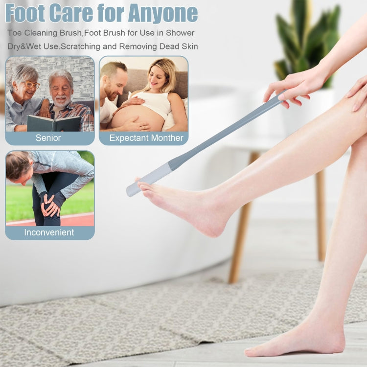 Foot Washing Brush Dry and Wet Toe Cleaning and Anti-Itch Brush, Style: Short Bristle(Pink) - Bath Brushes & Sponges by PMc TechLife | Online Shopping South Africa | PMc TechLife | Buy Now Pay Later Mobicred