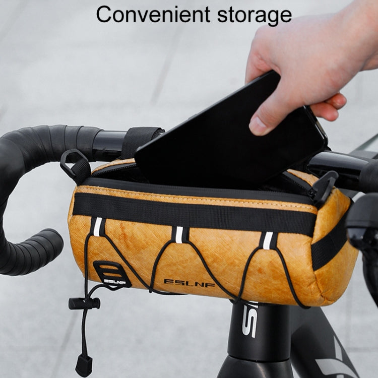 ESLNF Outdoor Large Capacity Bicycle Bag Mountain Bike Cycling Waterproof Satchel(Brown) - free shipping - PMC TechLife - Order now!