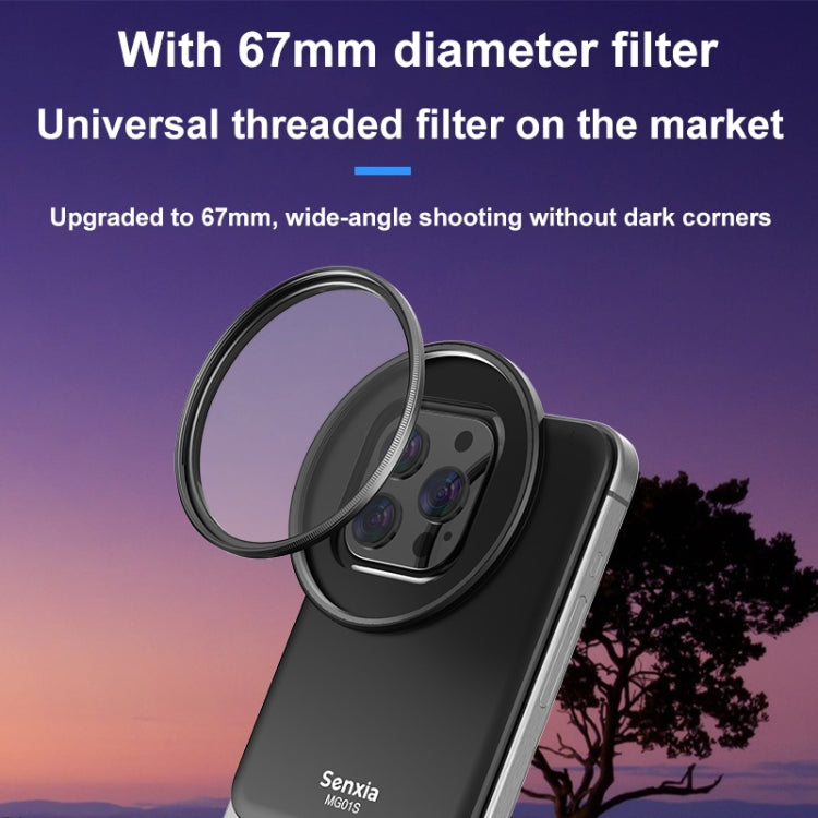For iPhone Senxia Magsafe Magnetic Mobile Phone Filter Holder Phone Lens Adapter Base For 6.1-inch - Lens & Accessories by Senxia | Online Shopping South Africa | PMC Jewellery | Buy Now Pay Later Mobicred