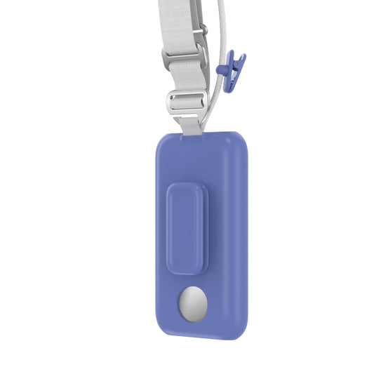 For Apple Vision Pro Battery PC Case Holder With Belt Clip And Shoulder Strap VR Headset Accessory(Blue) - VR Accessories by PMC Jewellery | Online Shopping South Africa | PMC Jewellery | Buy Now Pay Later Mobicred