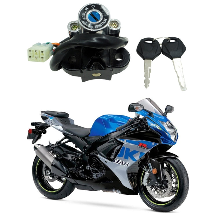 For Suzuki GSX-R600/GSX-R750/GSF600/GSF1200 Ignition Lock - Replacement Parts by PMC Jewellery | Online Shopping South Africa | PMC Jewellery | Buy Now Pay Later Mobicred