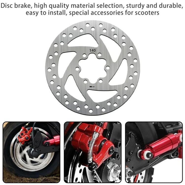 AIMITE For 10 inch KUGOO M4 Electric Scooter 140mm Brake Disc Rear Wheel Disc Pads - Accessories & Parts by AIMITE | Online Shopping South Africa | PMc TechLife | Buy Now Pay Later Mobicred