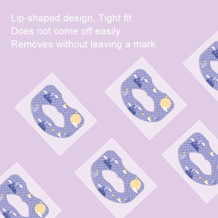 30pcs /Box Fawnmum Mouth Breathing Patch Night Stop Snoring Patch Anti-Snoring Closed Mouth Patch, Color: Adult Blue - free shipping - PMC TechLife - Order now!