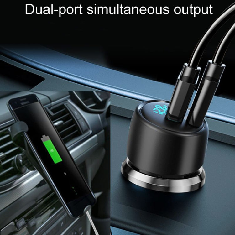 S-31 65W Dual Port A+C High Power Car Fast Charger Auto Cigarette Lighter - Car Charger by PMC Jewellery | Online Shopping South Africa | PMC Jewellery | Buy Now Pay Later Mobicred