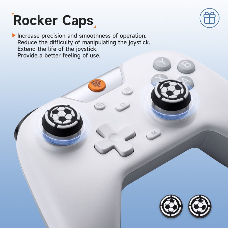 EasySMX X05 Wireless Gamepad Hall RGB Effect Controller For PC / Phone / Switch / Steam Deck(White) - Gamepads by EasySMX | Online Shopping South Africa | PMC Jewellery | Buy Now Pay Later Mobicred