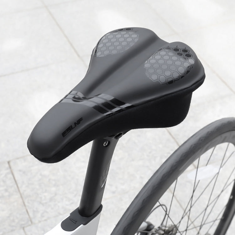 ESLNF Mountain Bike Saddle Cover Cycling Shock Absorbing Saddle Gear, Style: Honeycomb - Bicycle Saddle by ESLNF | Online Shopping South Africa | PMC Jewellery | Buy Now Pay Later Mobicred