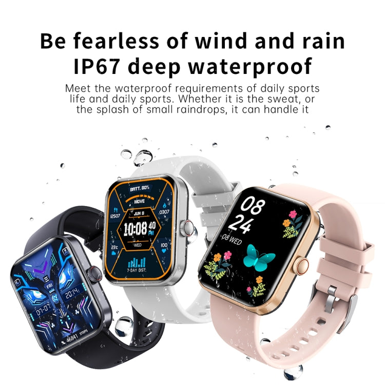 F16 2.0-inch IP67 Waterproof Health Monitoring Bluetooth Call Smart Watch(Gold) - Smart Watches by PMC TechLife | Online Shopping South Africa | PMC TechLife | Buy Now Pay Later Mobicred
